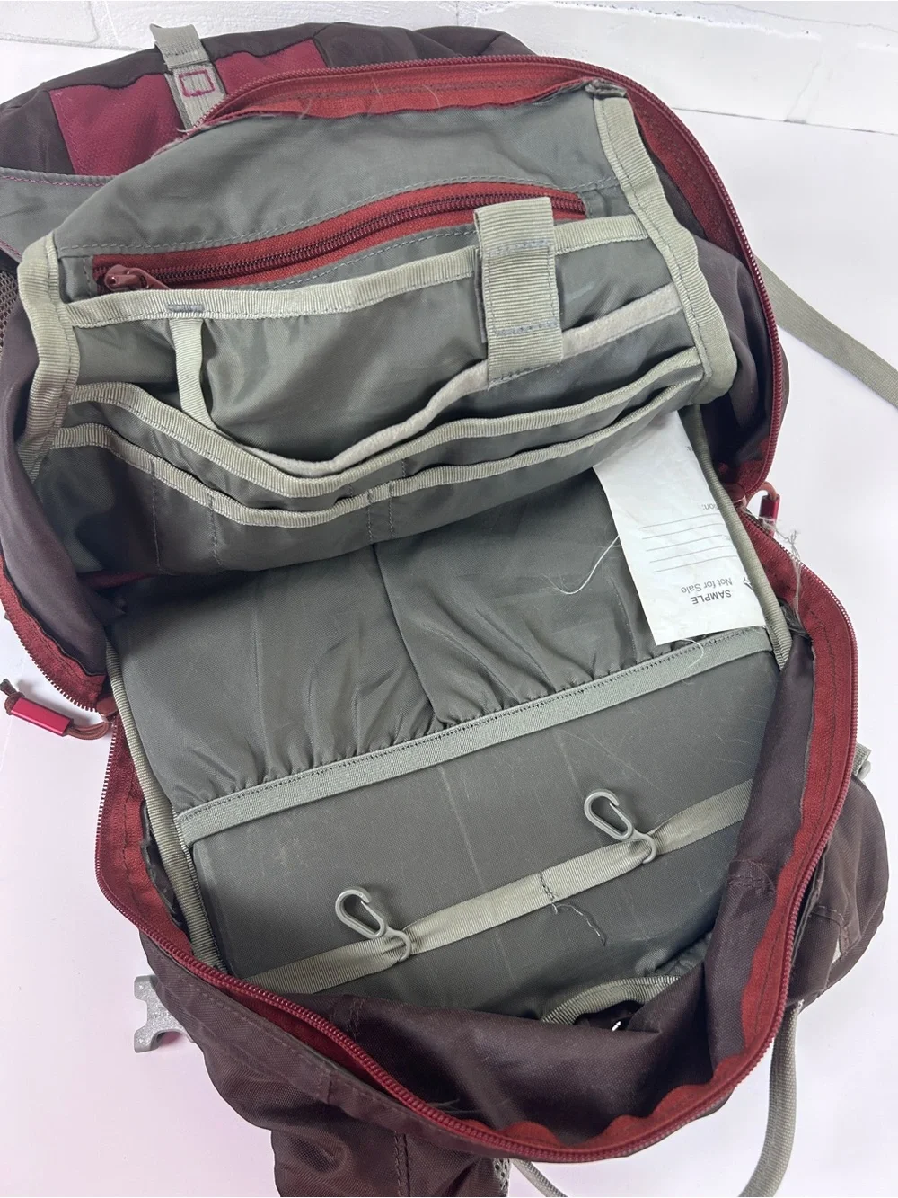Kelty Burgandy and Gray Redstart Backpack